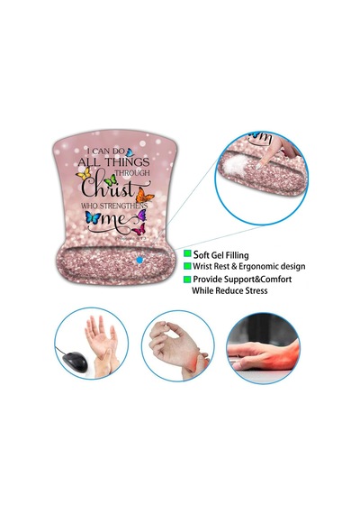 Tr Mouse Pad Bilek Desteği Jel Desteği, Ergonomik Mousepad Ve Hafızalı Köpük Klavye Bilek Desteği Bilgisayar, Oyu