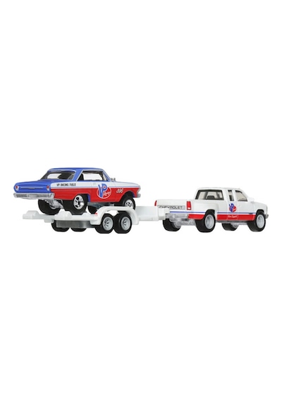 Hot Wheels Team Transport 63 Nova 88 Chevy Silverado 3500 Hrv42