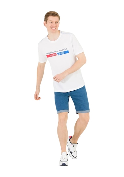 U.S. Polo Assn. Erkek T-shirt 1573174 Beyaz