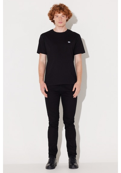 Regular Fit Rahat Kesim Logolu Tişört L60Ufq001 Siyah