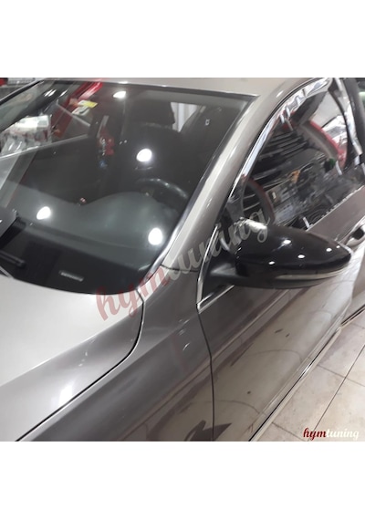 Volkswagen Passat B7 Yarasa Ayna Kapağı. Parlak Siyah