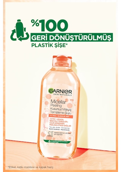 Garnier Micellar Peeling Kusursuz Makyaj Temizleme Suyu 400 ML