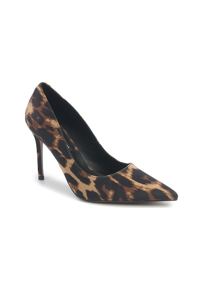 Nine West Julıana5 5pr Leopar Kadın Topuklu Ayakkabı 000000000102012464 Kahverengi