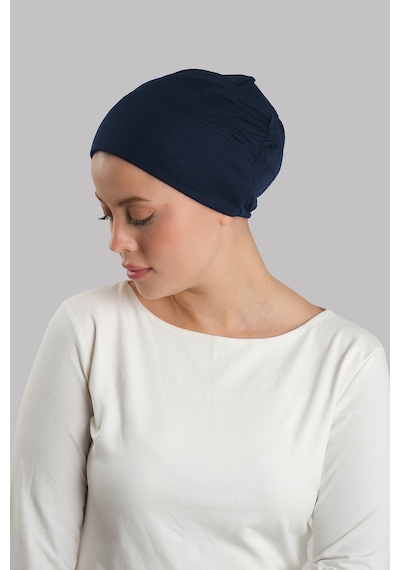 Hürrem Bone Lacivert Pratik Hazır Geçmeli İç Bone Viskon Süngerli Lastikli 3015 02