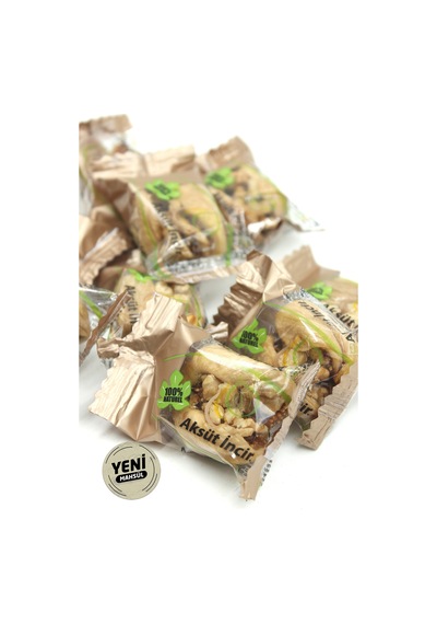 Tek Tek Paketli Cevizli Kuru İncir 1000g Flat Bottom Paket 1 KG