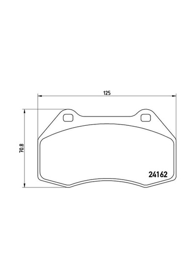 QCB QCB4137 Ön Balata Megane III 08- 2,0DCIScenic III 04- 2,0CLIO II 08- 2,0Volvo S60 03-10 2,4T5R-2,5T