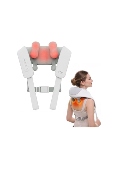 Kablosuz Shiatsu Boyun Ve Sırt Masajı Isıtmalı