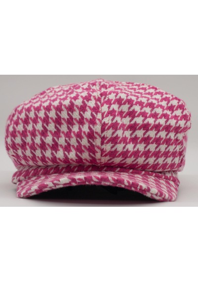 Şapkadan Kadın Yünlü Vintage Kasket Retro Kışlık Şapka 45645dr56705 Açık Pembe