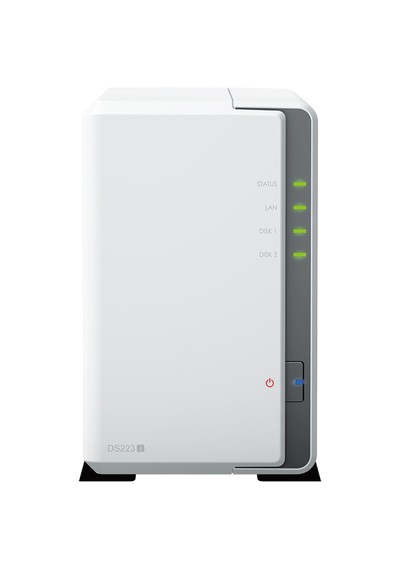 Synology 2diskli Realtek Qc-1gb Ram-gigabit Nas Server Ds223j