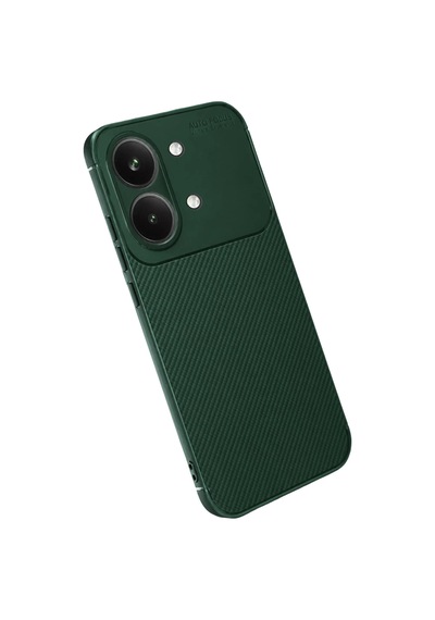 Xiaomi Poco X8 Pro Max Uyumlu Auto Focus Karbon Kapak - Koyu Yeşil