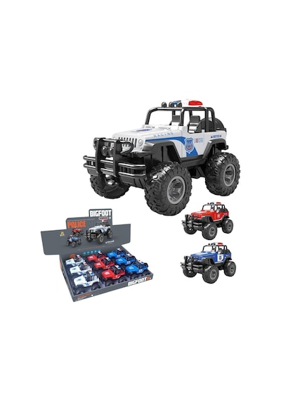Xfg-989-107 -vardem Çek Bırak Üstü Açık Bigfoot Off-road Polis Jeep Çok Renkli