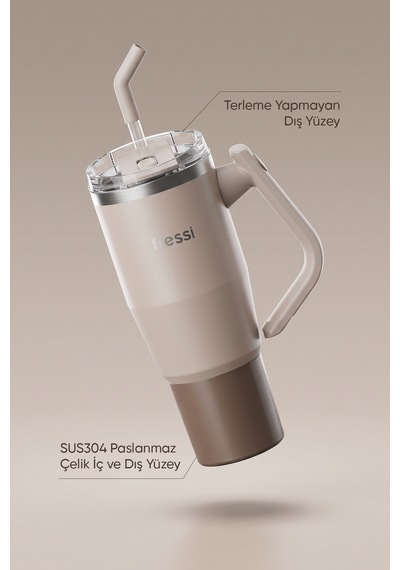 Montela Termos Paslanmaz Çelik 1200 Ml Fr-t1210 Bej