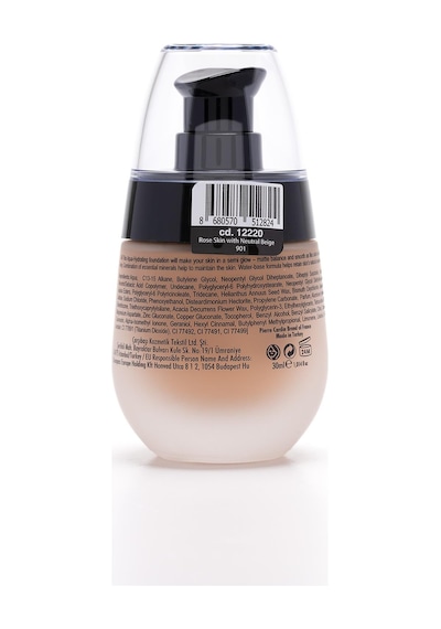 Pierre Cardin Aqua Wow Mineralli Su Bazlı Fondöten Rose Skin With