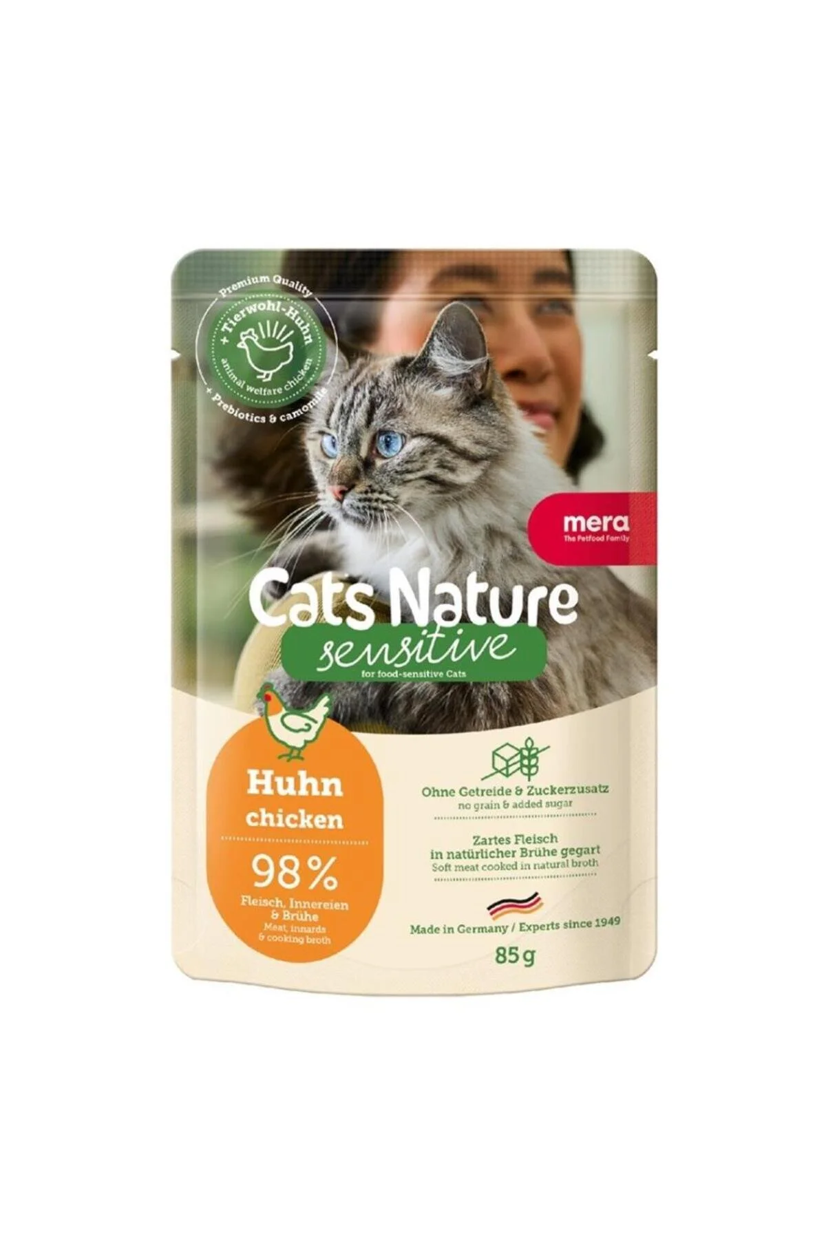 Cats Nature Tavuklu Yetişkin Kedi Yaş Maması 85 Gr