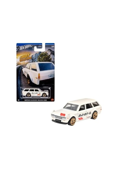 Hot Wagons Arabalar Hwr56-hrr88 03/05 Datsun Bluebird Wagon 510 Açık Bej
