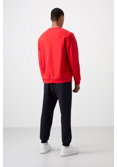 Tommy Life Fiesta - Lacivert Pamuklu Kalın Yumuşak Dokulu Comfort Fit Baskılı Erkek Eşofman Takım - 85253 Kırmızı - Lacivert Tommy Life Fiesta - Lacivert Pamuklu Kalın Yumuşak Dokulu Comfort Fit Baskılı Erkek Eşofman Takım - 85253 Kırmızı - Lacivert