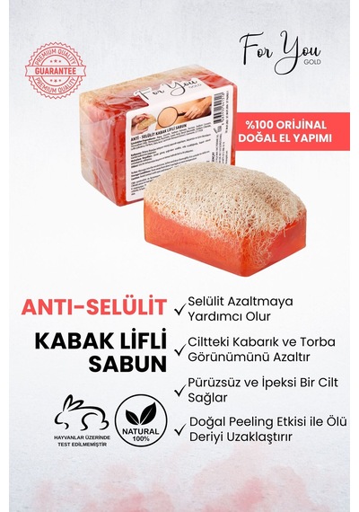 Selülit Karşıtı, Sıkılaştırıcı Etkili, Batık Gidermeye Yardımcı Peeling Etkili Vücut Bakım Sabunu