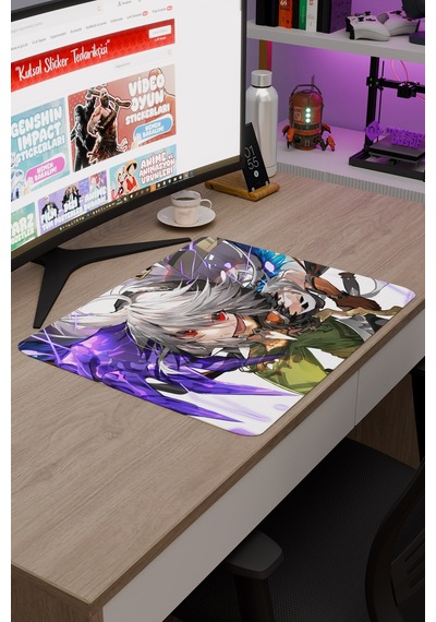 Razor Genshin Impact Anime Oyuncu V2 - 48x40 Xl Gaming Mouse Pad Fare Altlığı