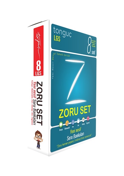 Tonguç 8.Sınıf Zoru Bankası Tüm Dersler Seti Set Soru Test Kitabı