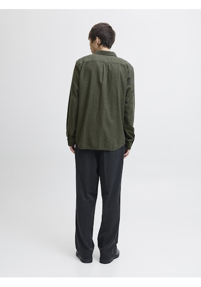 Jack & Jones Erkek Dügme Kapamali %100 Pamuk Gömlek - Classic - 12278416 Rosin