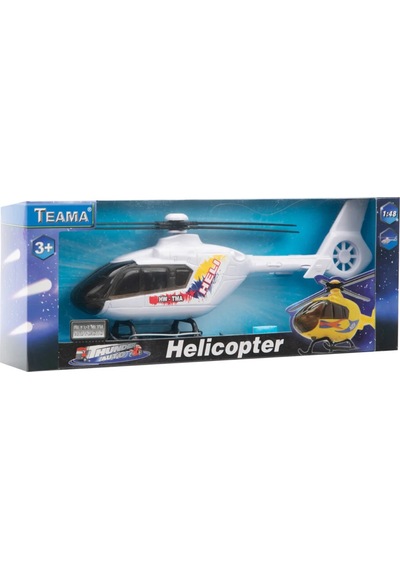 Kutulu Plastik Beyaz Helikopter