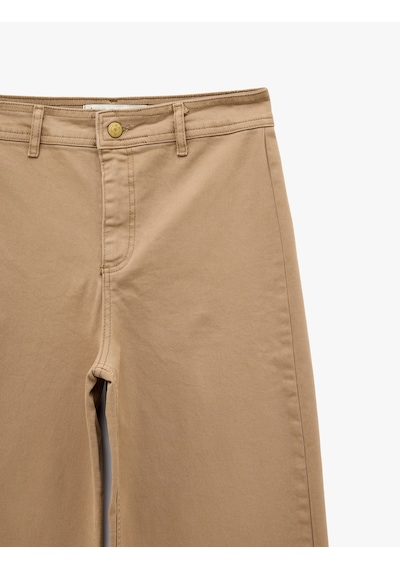 Koton Cepli Rahat Kalıp Kesik Paça Yüksek Bel Jean Pantolon - Culoette Jean Kahverengi 7wal40002mw Kahve Koton Cepli Rahat Kalıp Kesik Paça Yüksek Bel Jean Pantolon - Culoette Jean Kahverengi 7wal40002mw Kahve