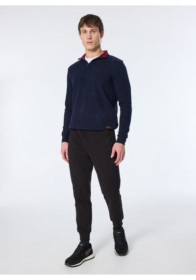 Jeep Lacivert Erkek Dik Relaxed Düz Sweatshirt J4wm-swt4281 Çok Renkli