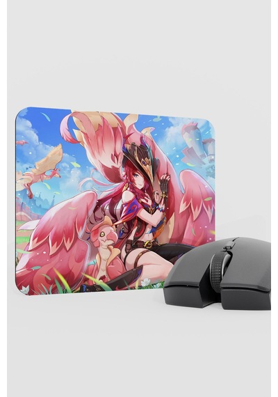 Chasca Genshin Impact Anime Gacha V5 - 22x18 Gaming Mouse Pad Fare Altlığı