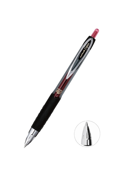 Pilot Kalem 1 Adet Uniball Signo Micro 207 0.5 Mm Roller Uçlu Pilot Kalem Umn-207 İnci Uçlu Likit Mürekkepli Pilot Kalem Kırmızı