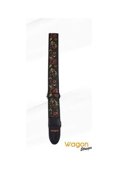 Wagon Straps Vintage Serisi Gitar Askısı - Brown Garden
