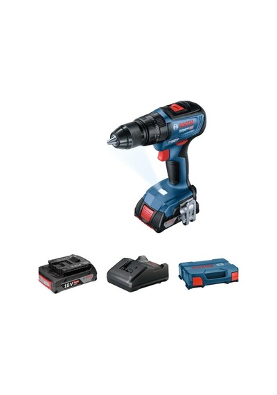 Bosch Professional GSB 18V-50 3x2AH Üç Akülü Darbeli Delme Vidalama Makinesi - 06019h512144356