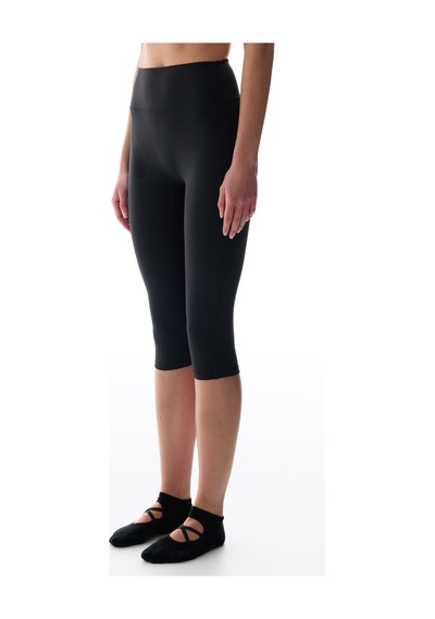 Penti Lycra Siyah Cream Hafif Destek Yüksek Bel Light Soft Kapri Tayt