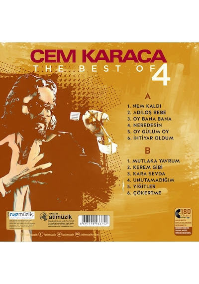 Cem Karaca - The Best Of 4  (Plak)