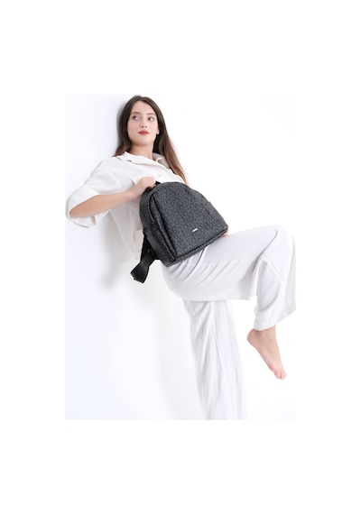 Just Polo Günlük Kombinlere Uygun Kadın Siyah Sırt Çantası 21066142