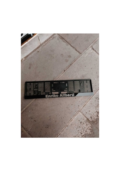 İnternational Enriko Aliberti Plakalık Lazer Kesim Pleksi 2 Adet - 784761963