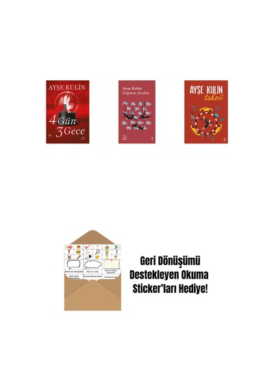 4 Gün 3 Gece + Everest Açıkhava 19 - Doğdum. Kızdım + Taksiii + Okuma Sticker'ları