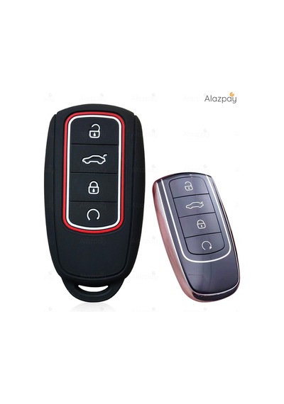 Chery Tiggo 8 Pro Max & Tiggo 7 Pro Max Avatgarde & Omoda 5 Pro Silikon Anahtar Kılıfı Siyah