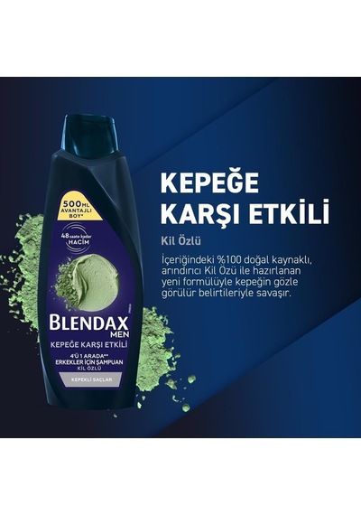 Ayrex Erkekler İçin Kepeğe Karşı Etkili 500 Ml