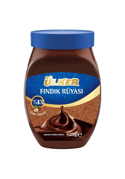 Fındık Rüyası Kakaolu Fındıklı Krema - %13 Türk Fındığı - 625 Gram - 6 Adet