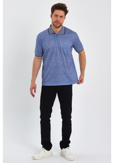 Alexander Gardi Alexandergardı Desenli Polo Yaka T-shirt 1043 001