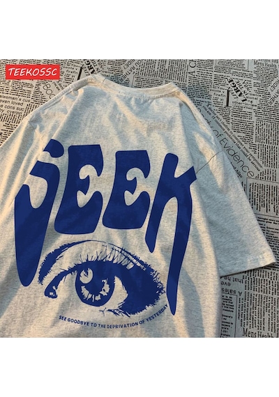 Noıssey Urban Pop Graphic Kadın Tişört Koleksiyonukod 5176 Gri