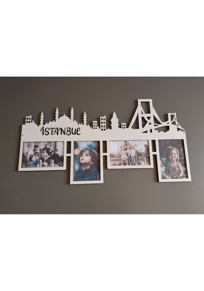 Modern Çoklu Çerçeve 4 Fotoğraflık Kişiye Özel Renk 2337