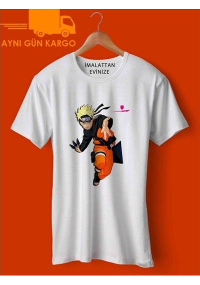 Camisa Naruto Tasarım Baskılı Tişört Tshirt Ücretsiz Kargo