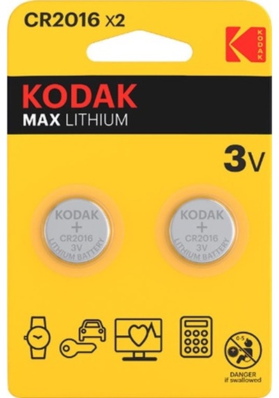 Kodak Para Pil Cr2016 2li - 2 Adet 4 Adet