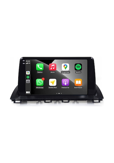 Mazda Mazda 3 Araç Multimedya Android Ekran Carplay Navigasyon Double Teyp 2+32 9" 14-18 Black Cadence