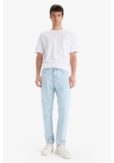DeFacto %100 Pamuk 90's Slim Fit Dar Kalıp Yüksek Bel Dar Paça Jean Pantolon E7281AX25SMNM63