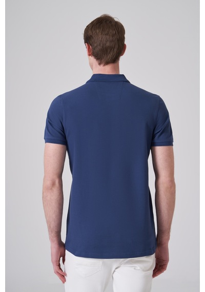Morven Erkek Marine Basic Polo Yaka Dynamic Fit T-shirt 26yc018007210 Marine