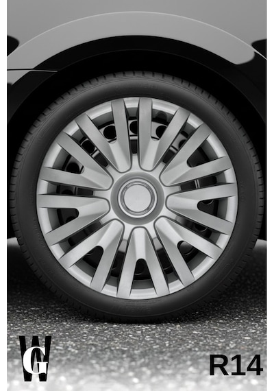 Hyundai Accent Era 14 İnç Jant Kapağı 4 Adet Gri G111