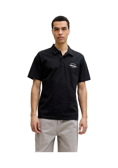 Jack & Jones Jack&jones 12288118 Yakali Erkek Tshirt - Siyah