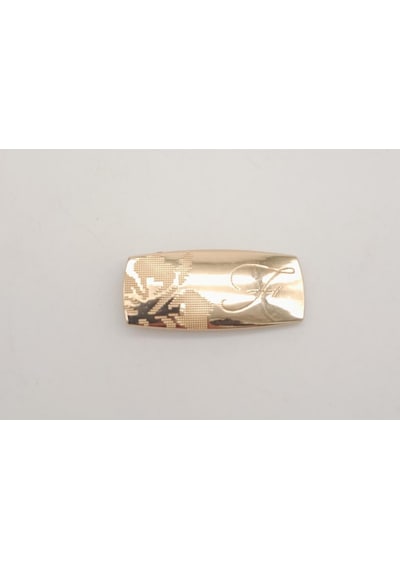 Çanta Aksesuar Etamin Desen Light Gold Plaka Süs Diğer